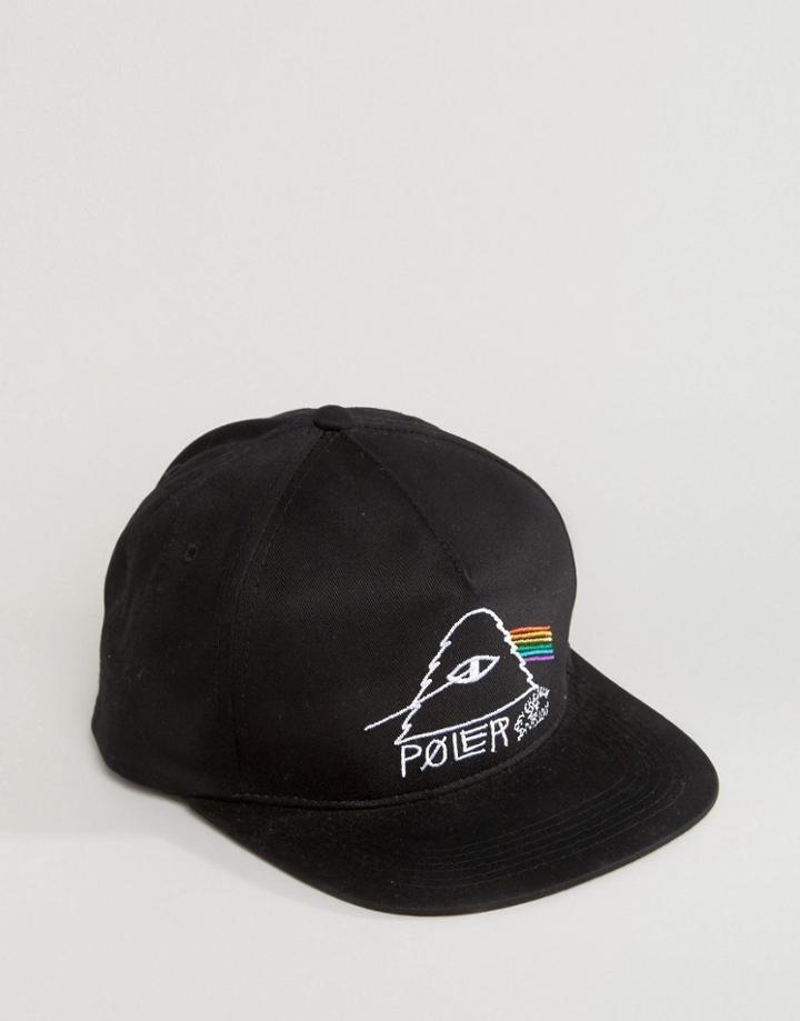 Poler Snapback Cap Psychedelic - Black