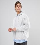 Reclaimed Vintage Inspired Oversized Hoodie In Light Gray - Gray