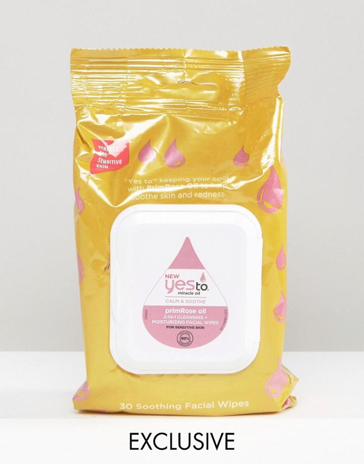 Asos Exclusive Yes To Primrose Oil Wipes X30 - Clear