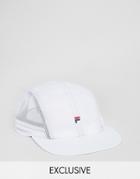 Fila Cap In Nylon With Mesh Panels Exclusive To Asos - White