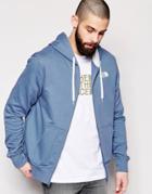 The North Face Hoodie With Zip Up - Blue