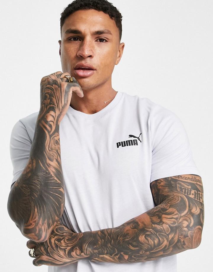 Puma Essentials Small Logo T-shirt In Ice Blue