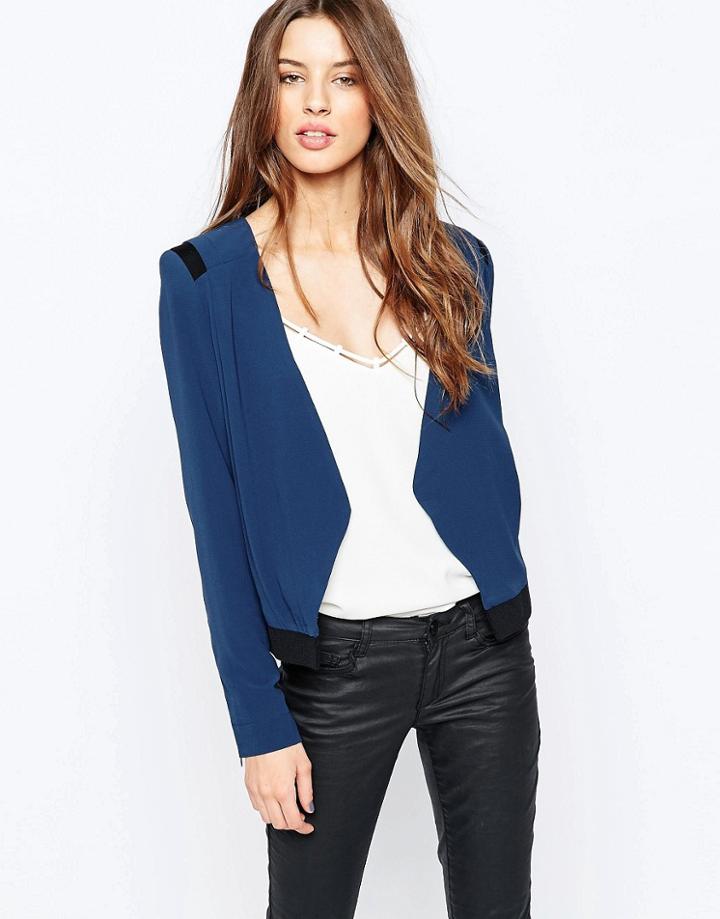 Y.a.s Powder Soft Blazer - Insignia Blue