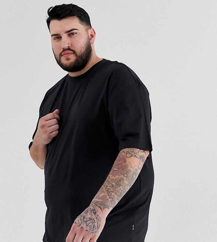 Only & Sons Oversized T-shirt In Black