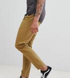 D-struct Tall Elastic Waist Cropped Chino Pants - Green