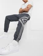 Adidas Pastel Pants In Gray-grey