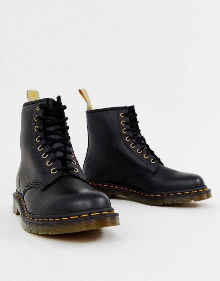 Dr Martens Vegan 1460 8-eye Boots In Black