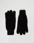 Selected Homme Gloves In Wool - Black