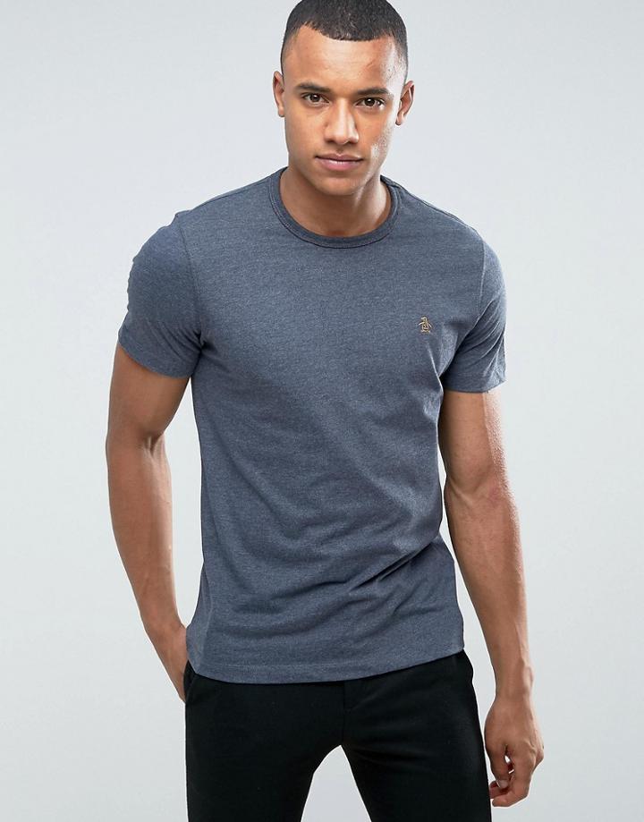 Original Penguin Peached Jersey T-shirt - Navy