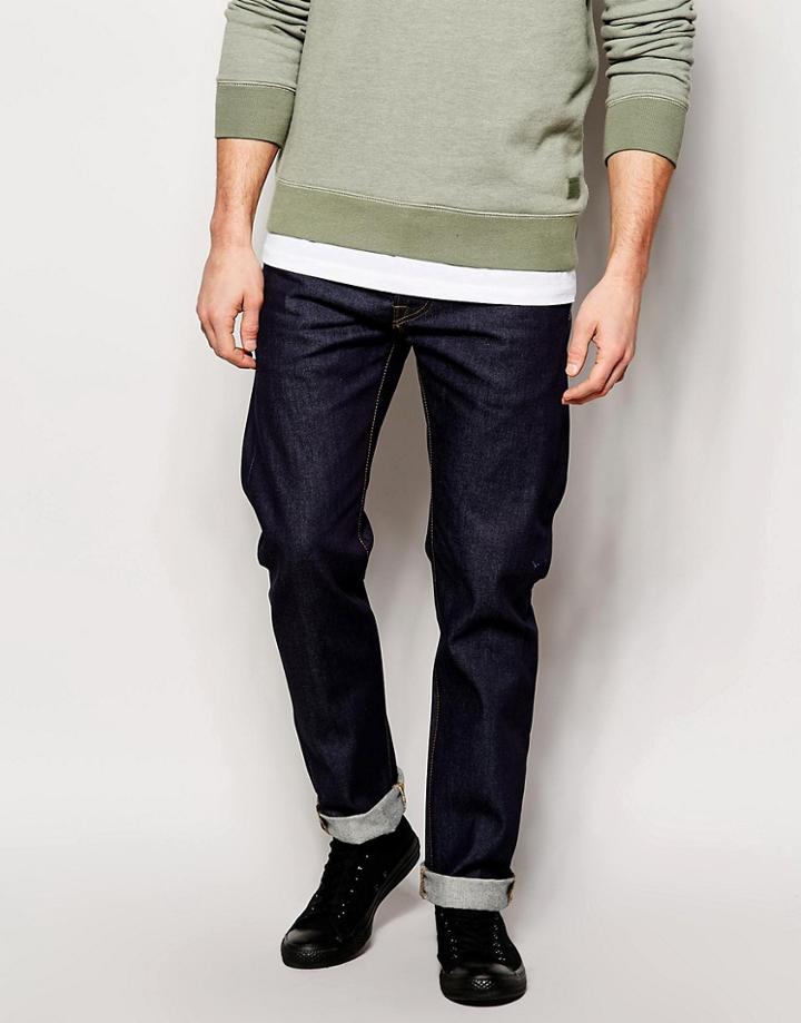 Edwin Jeans Ed75 Tapered Fit Compact Indigo Unwashed - Blue