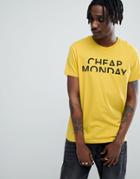 Cheap Monday Splice Logo Standard T-shirt - Yellow