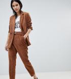 Bershka Two-piece Cord Pants-brown