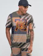 Adidas Originals Mad Plaid T-shirt In Green Ay9290 - Green
