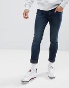Tommy Jeans Simon Skinny Fit Jeans In Blue Black - Blue
