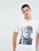 Asos Design Roger Moore James Bond Relaxed T-shirt - White