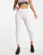 Puma Training Strong High Waisted Leggings In Lilac-purple