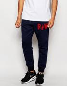 G-star Sweat Pants Grount Tapered Cuffed In Saru Blue - Saru Blue