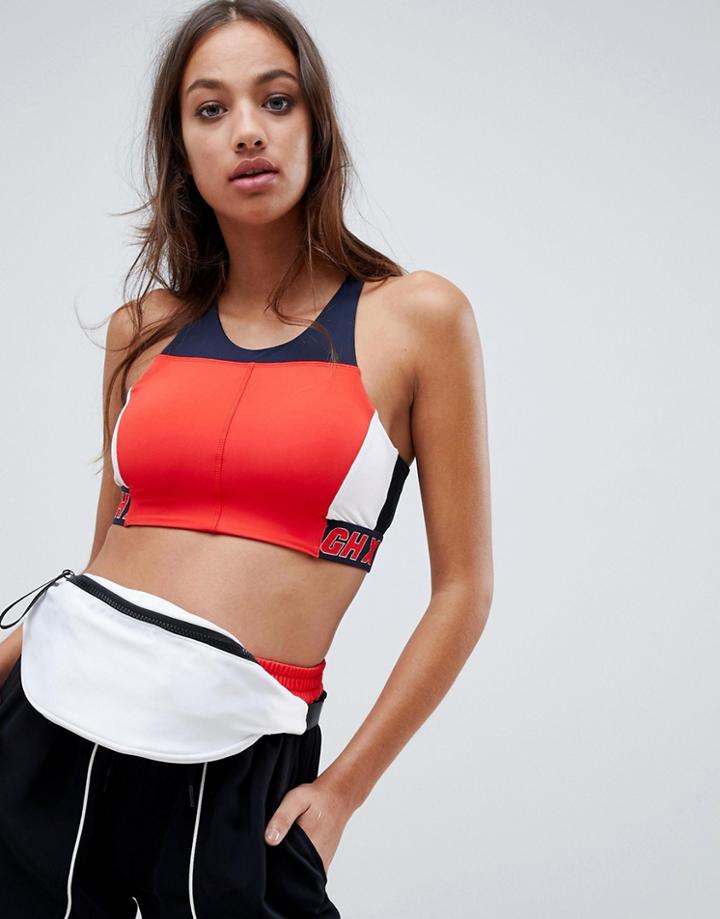 Tommy Hilfiger X Gigi Hadid Venice Speed Crop Top - Red