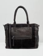 Ichi Leather Bag - Black