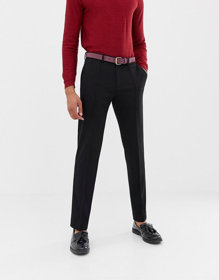 Selected Homme Smart Tapered Fit Pants-black