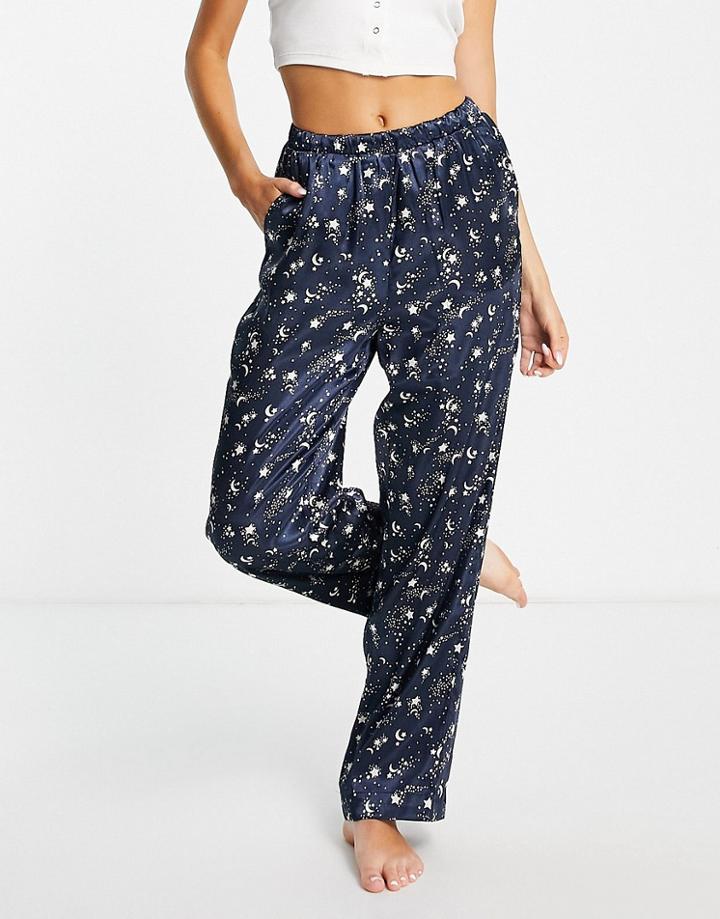 Vero Moda Mix & Match Pants In Cosmic Print-multi