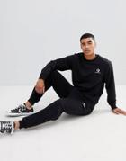 Converse Star Chevron Sweatpants With Embroidered Logo In Black