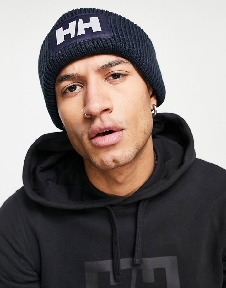 Helly Hansen Hh Box Beanie In Navy