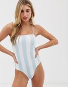 Vero Moda Stripe Square Neck One Piece-multi