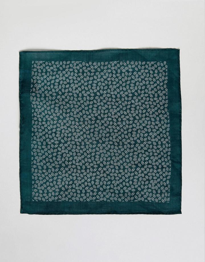 Selected Homme Pocket Square - Green