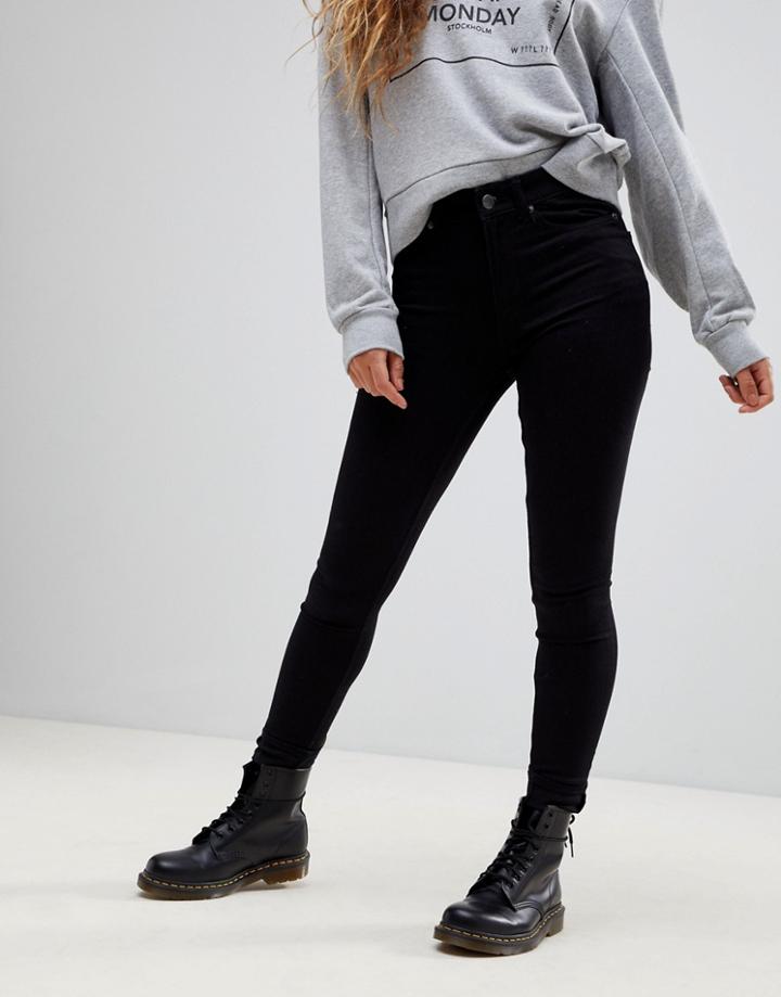 Cheap Monday High Skinny Jeans - Black