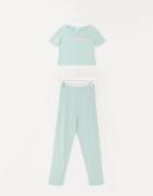 Adolescent Clothing Playmate T-shirt And Pants Pyjama Set-multi