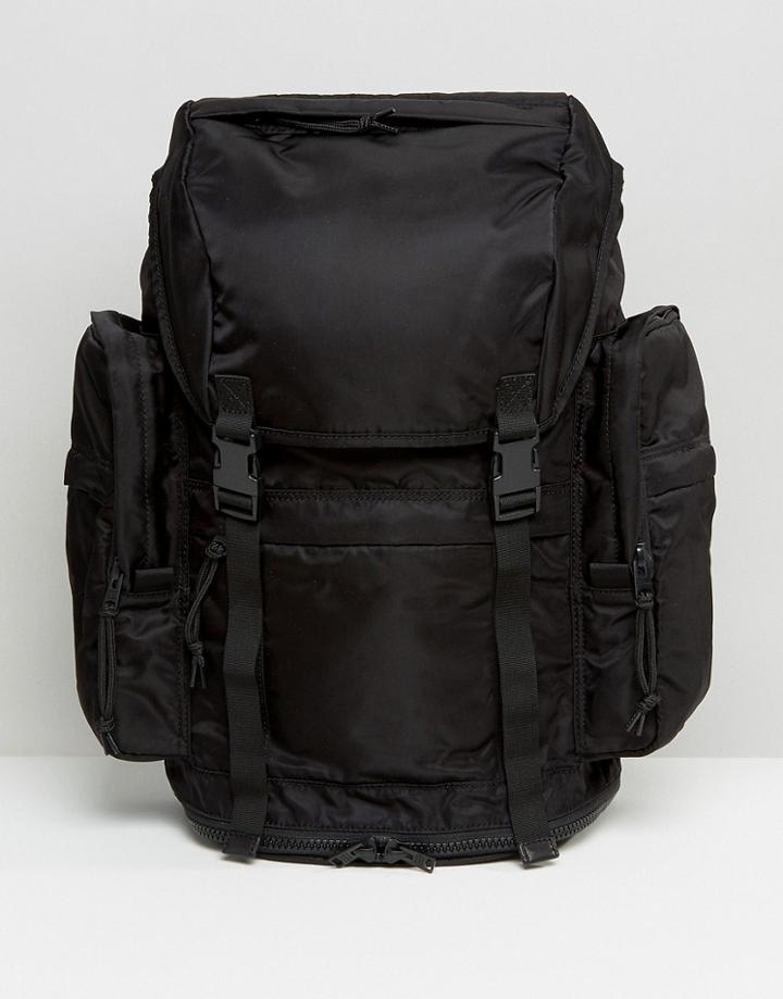Allsaints Nylon Backpack - Black