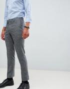 Farah Thornville Skinny Cropped Pants In Gray Texture - Gray