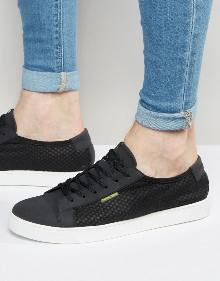 Jack & Jones Sable Mesh Trainers - Black