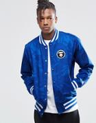 Aape By A Bathing Ape Reversible Baseball Jacket - Blue