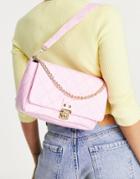 Skinnydip Tiffany Pink Monogram Shoulder Bag