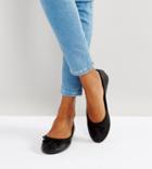 New Look Ballerina Flat-black