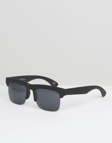 Jeepers Peepers Retro Sunglasses - Black