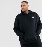 Puma Plus Hoodie With Small Logo In Black