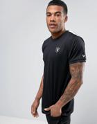 New Era Ringer T-shirt With Raiders Logo - Black