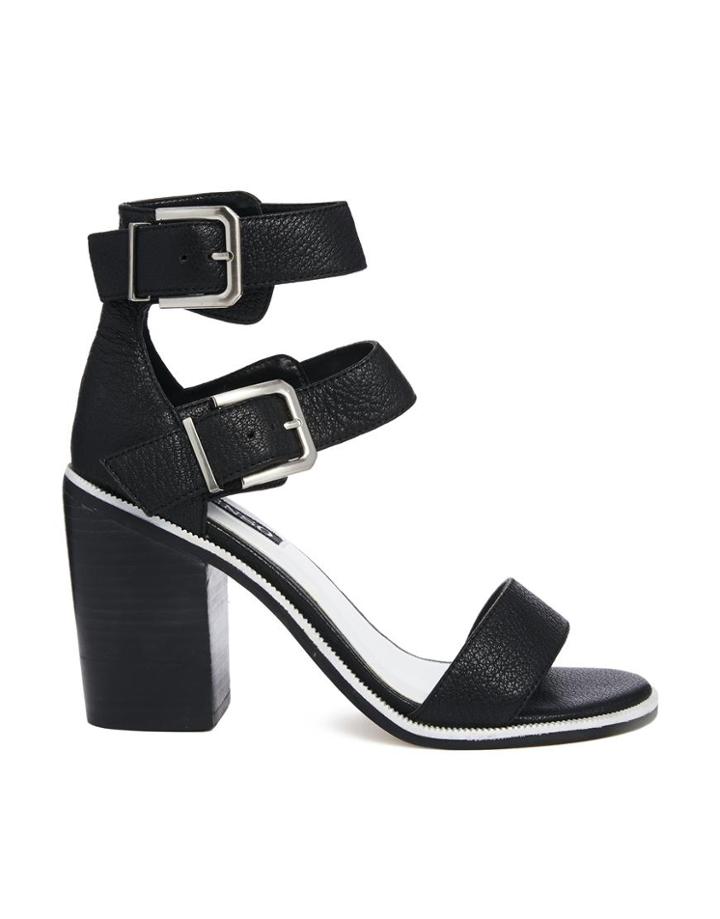 Senso Robyn I Black Mid Heeled Sandals