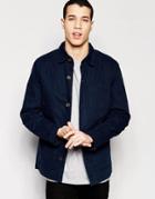 Original Penguin Cotton Trench Jacket - Navy