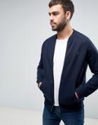 French Connection Zip Through Bomber Jacket-navy
