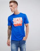 Only & Sons 'super Sonic' T-shirt - Blue