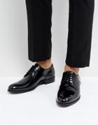 Dune Derby Shoes In Hi Shine Black Leather - Black