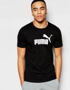 Puma T-shirt With Large Logo - Black