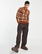 Bolongaro Trevor Brushed V Neck Sweater-brown
