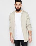 Asos Knitted Hoodie - Light Brown