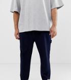 Asos White Plus Skater Jeans In Neppy Indigo Denim - Navy