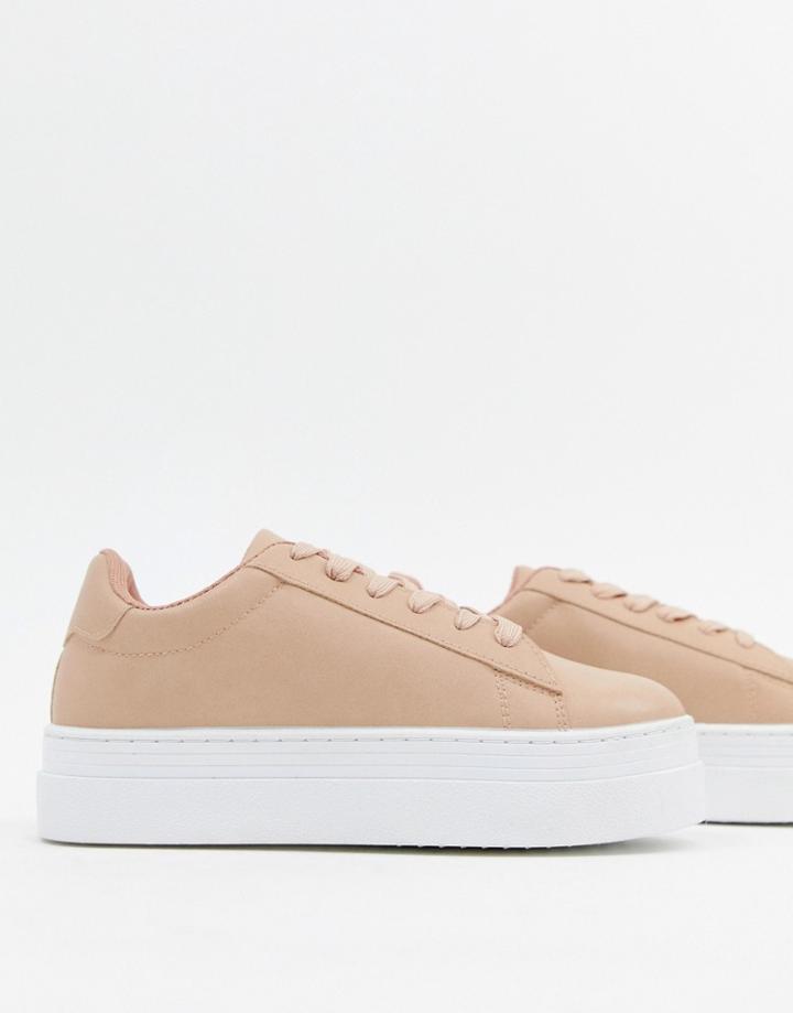 Park Lane Flatform Sneakers - Beige